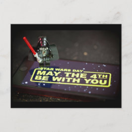 Star Wars-dag wenskaart (4 mei) Briefkaart