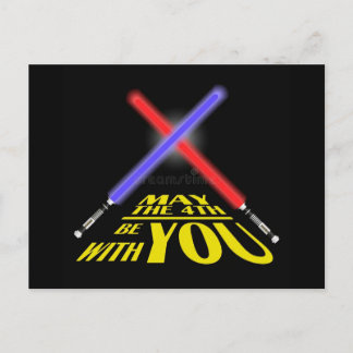 Star Wars-dag wenskaart (4 mei) Briefkaart