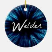 Star Welder Keramisch Ornament (Achterkant)