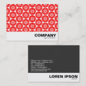 Star Wheel Abstract - rood Visitekaartje (Voorkant / Achterkant)