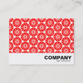 Star Wheel Abstract - rood Visitekaartje (Voorkant)