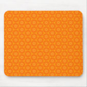 Star Wheel Pattern — Shades of Oranje Muismat (Voorkant)