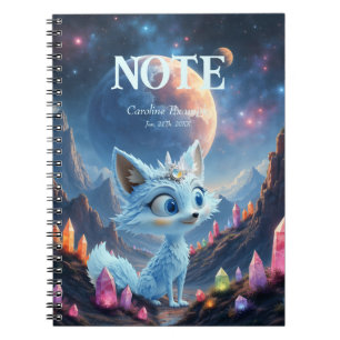 Star Whisper Fox – Bewaarder van Kristal Licht Notitieboek