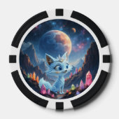 Star Whisper Fox – Bewaarder van Kristal Licht. Poker Chips (Voorkant)