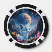 Star Whisper Fox – Bewaarder van Kristal Licht. Poker Chips (Achterkant)