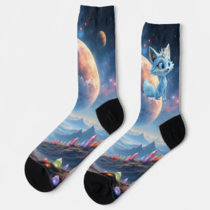 Star Whisper Fox – Bewaarder van Kristal Licht. Sokken