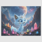 Star Whisper Fox – Bewaarder van Kristal Licht.  Tissuepapier (Voorkant)