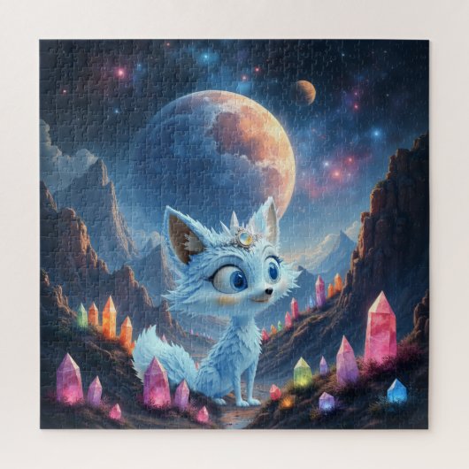 Star Whisper Fox – Keeper of Crystal Light.  Legpuzzel (Verticaal)