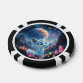 Star Whisper Fox – Keeper of Crystal Light.  Poker Chips (Enkel)