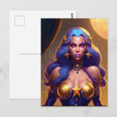Star Witch Briefkaart (Voorkant / Achterkant)