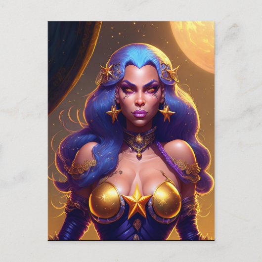 Star Witch Briefkaart (Voorkant)