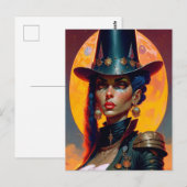 Star Witch Briefkaart (Voorkant / Achterkant)