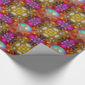 Star Wonder-kerstontwerper Cadeaupapier (Hoek)