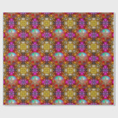 Star Wonder-kerstontwerper Cadeaupapier (Vlak)