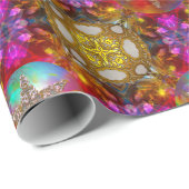 Star Wonder-kerstontwerper Cadeaupapier (Rol Hoek)