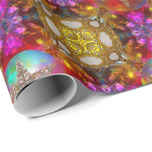 Star Wonder-kerstontwerper Cadeaupapier (Rol Hoek)