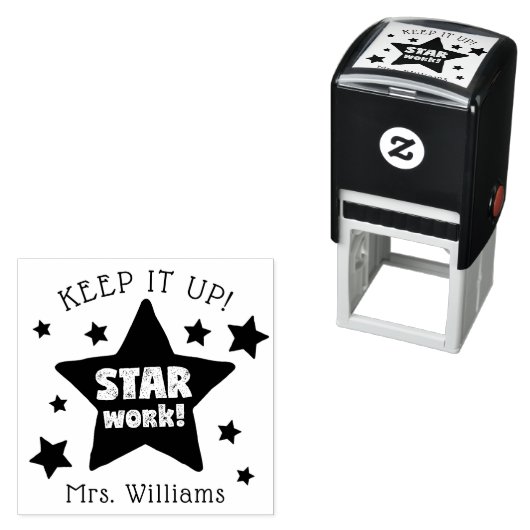 Star Work Teachers Inspirerend stempel (In situ)
