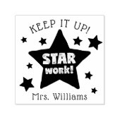Star Work Teachers Inspirerend stempel (Design)