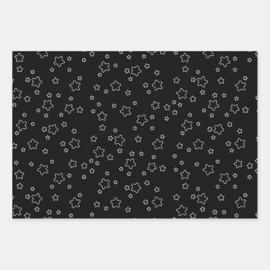 Star Wrapping papieren blad Inpakpapier Vel (Voorkant)