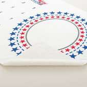 Star Wreath Baby Milestone Photo Sherpa Blanket Sherpa Deken (3/4)