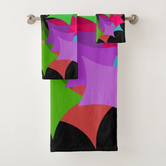 Star Wreath Bad Handdoek (Insitu)