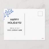 Star Wreath Logo Business Feestdagenkaart (Achterkant)