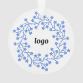 Star Wreath Logo Business Ornament (achterkant)