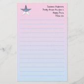 Star Writing Paper for Children Briefpapier (Voorkant)