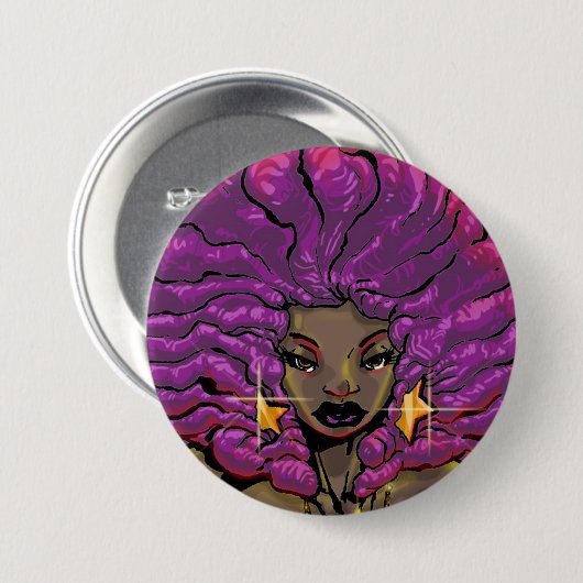 Stara Headshot Ronde Button 7,6 Cm (Voorkant /achterkant)