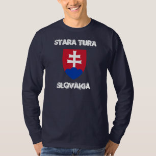 Stara Tura, Slowakije met wapen T-shirt