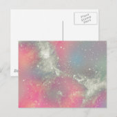 Starbabe Nebula Pastel Galaxy Briefkaart (Voorkant / Achterkant)