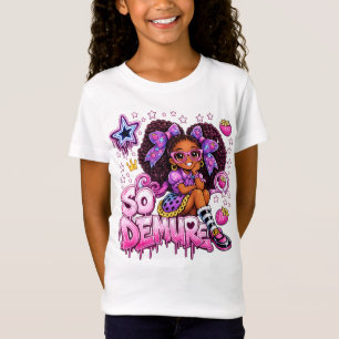 StarBerry™ Zo Bescheiden Paarse Neon Graffiti T-S T-shirt