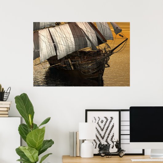 Starboards Bow Poster (Thuiskantoor)