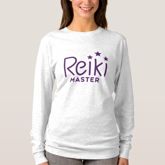 Starborn Reiki Master / paarse/ T-shirt (Voorkant)