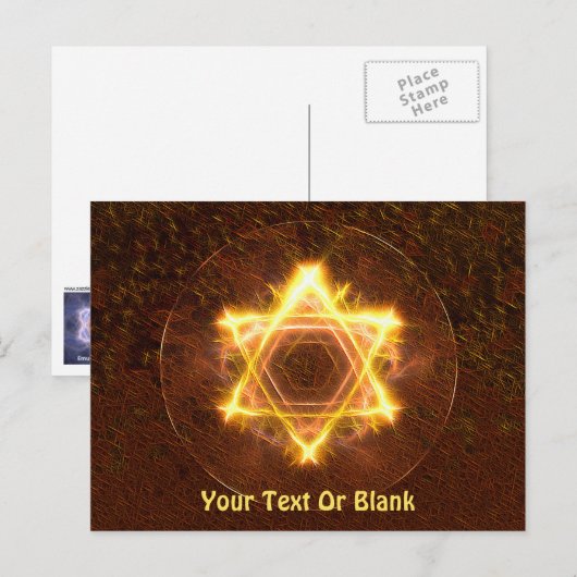 Starbrand Briefkaart (Voorkant / Achterkant)