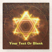 Starbrand Glazen Onderzetter (Voorkant)