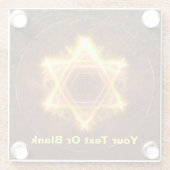 Starbrand Glazen Onderzetter (Achterkant)