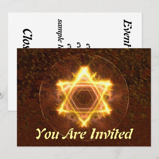 Starbrand Kaart (Voorkant / Achterkant)