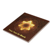 Starbrand Tegeltje (Zijkant)