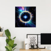 Starbright AI Fantasy Digitale Kunst Print Surreal (Thuiskantoor)