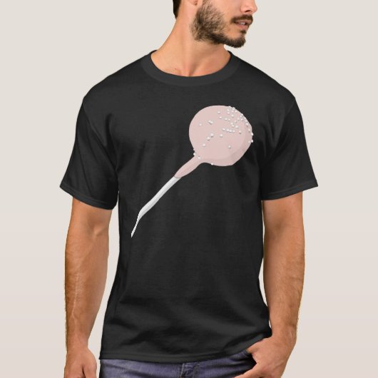 Starbucks Pink Birthday Cake Pop T-shirt (Voorkant)