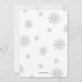 Starburst 1 Foto Red Holiday Card Feestdagenkaart (Achterkant)