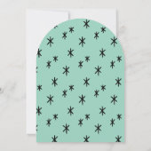 STARBURST | Aangepaste Eenvoudige & Stijlvolle Fot Kaart (Achterkant)