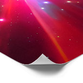 Starburst Achtergrond Poster (Hoek)