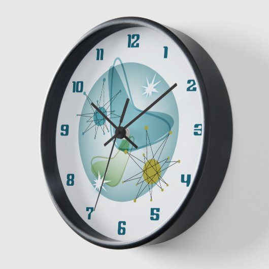 Starburst Atomic Google Wall Clock (Hoek)