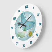 Starburst Atomic Google Wall Clock Grote Klok (Hoek)