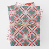 Starburst, bergen, racespoor S vorm Kerstmis Inpakpapier Vel (In situ)