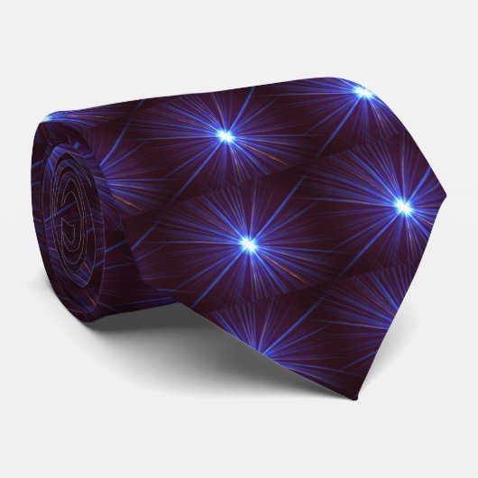 Starburst Blue. Stropdas (Opgerold)