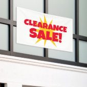 Starburst Clearance Sale Banner (Buitenkant Gebouw)