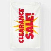 Starburst Clearance Sale Banner (Verticaal)